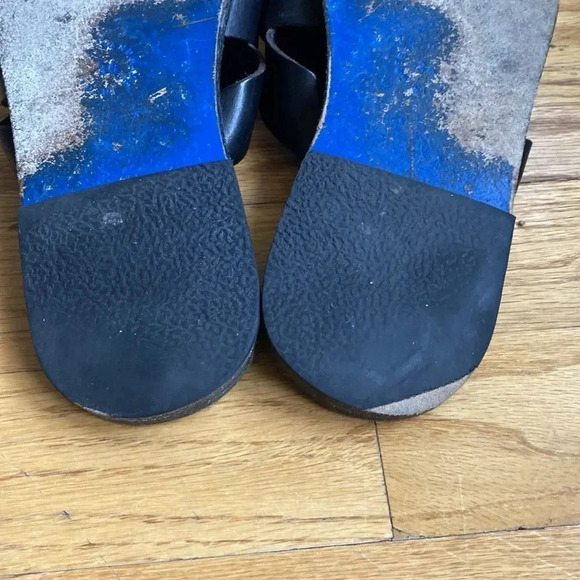 KYMA sandals black leather gorgeous and well made sz 36 or 5 US - Picture 5 of 5